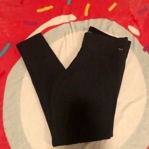 VS PINK COTTON FLAT WAIST YOGA LEGGING